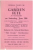 Cromhall Church Garden Fete flyer, 1960