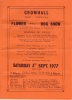 Cromhall Show schedule, 1977