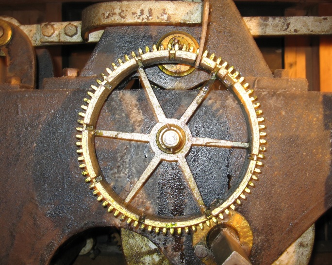 Church clock mechanism (detail)
