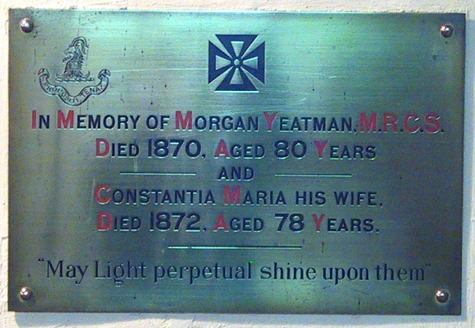 Memorial: Yeatman, 1870/1872
