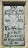 Plaque on outside of St. Andrew's School
