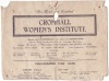 Women's Institute programme for 1936